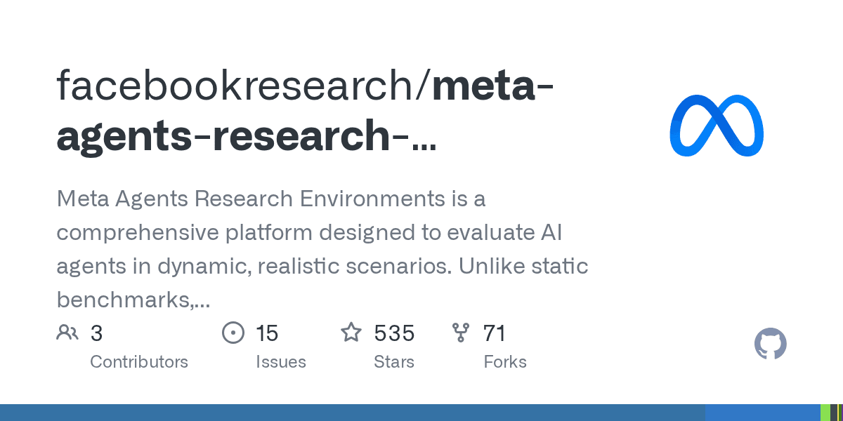 facebookresearch/meta-agents-research-environments