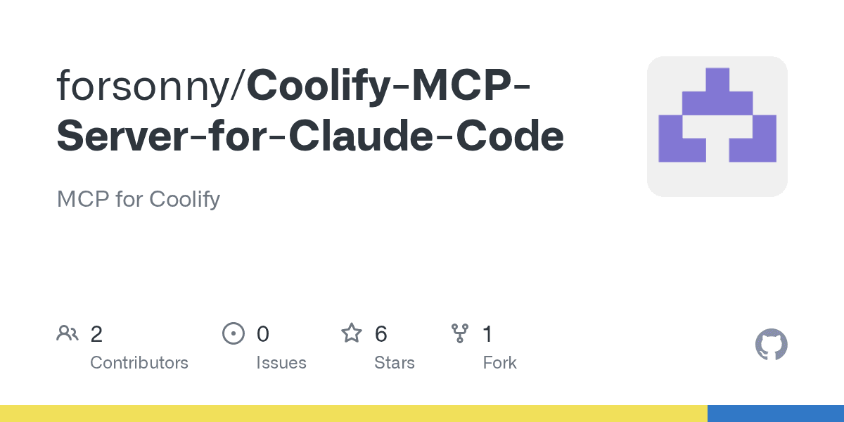 forsonny/coolify-mcp-server-for-claude-code