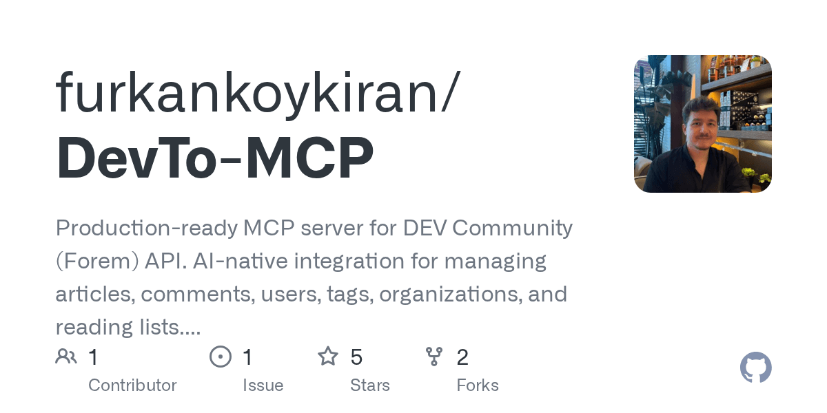 furkankoykiran/devto-mcp
