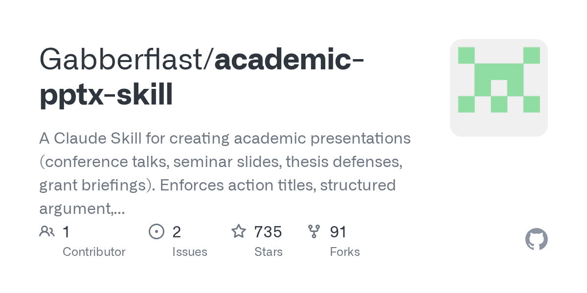 gabberflast/academic-pptx-skill