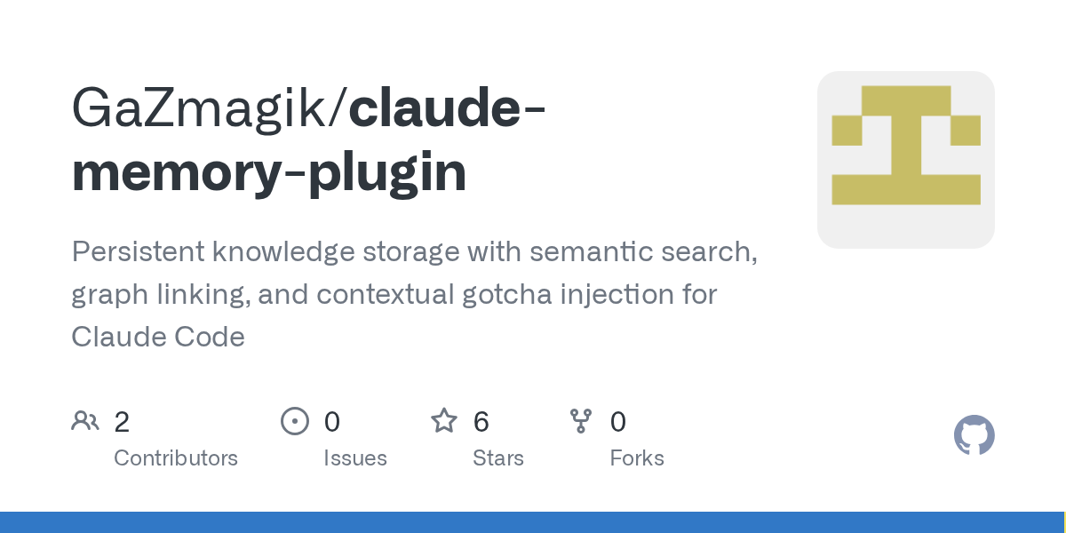 gazmagik/claude-memory-plugin
