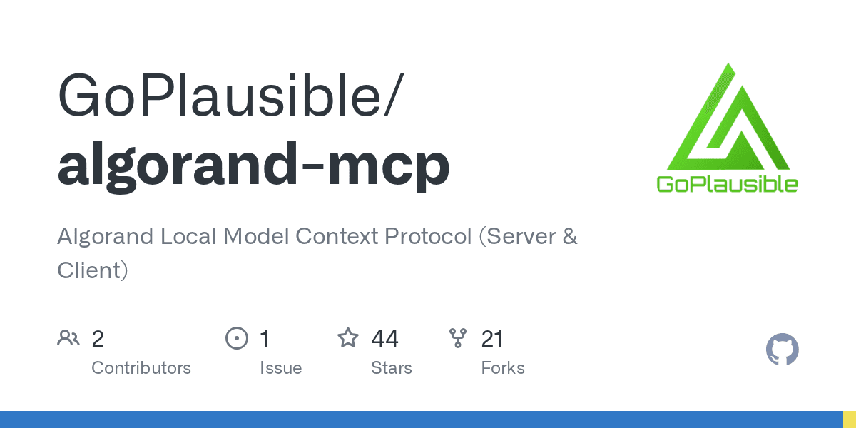 goplausible/algorand-mcp