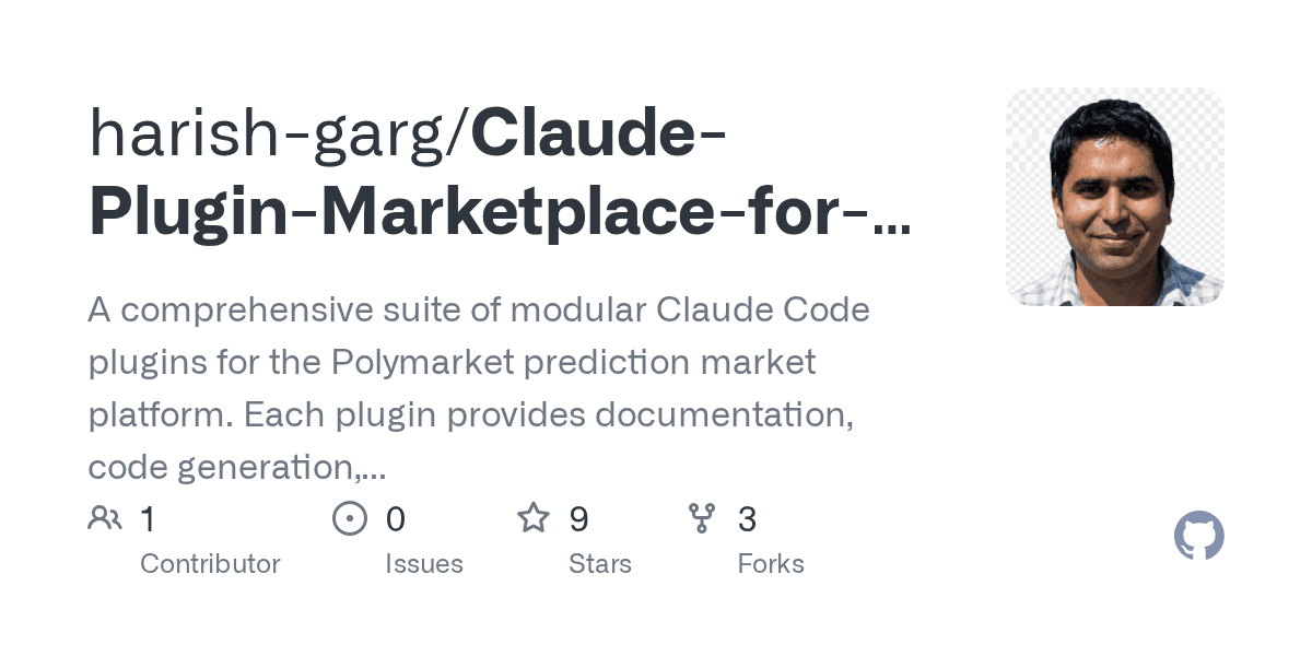 harish-garg/claude-plugin-marketplace-for-polymarket