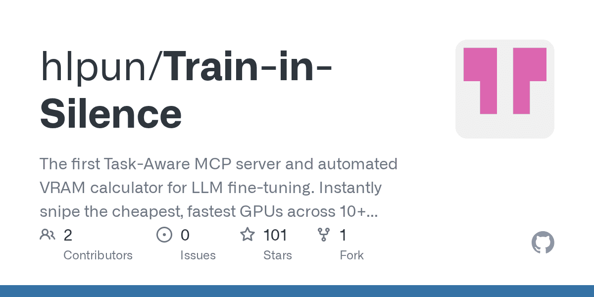 hlpun/train-in-silence