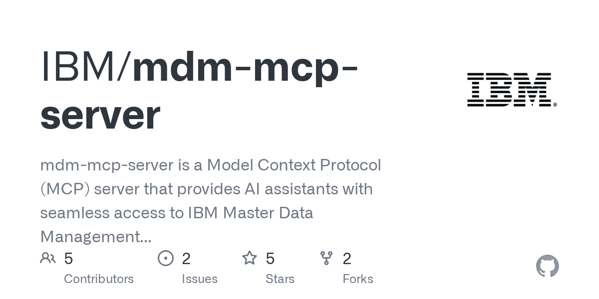 ibm/mdm-mcp-server