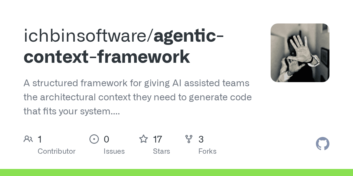 ichbinsoftware/agentic-context-framework