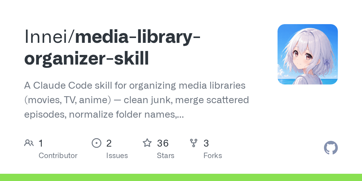 innei/media-library-organizer-skill