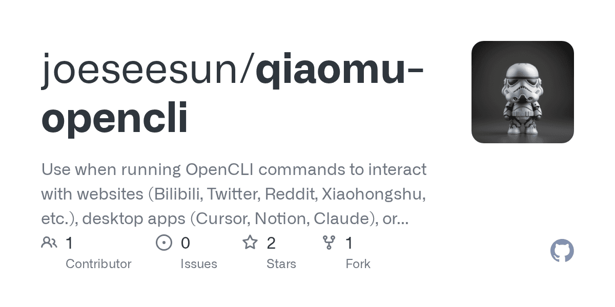 joeseesun/qiaomu-opencli