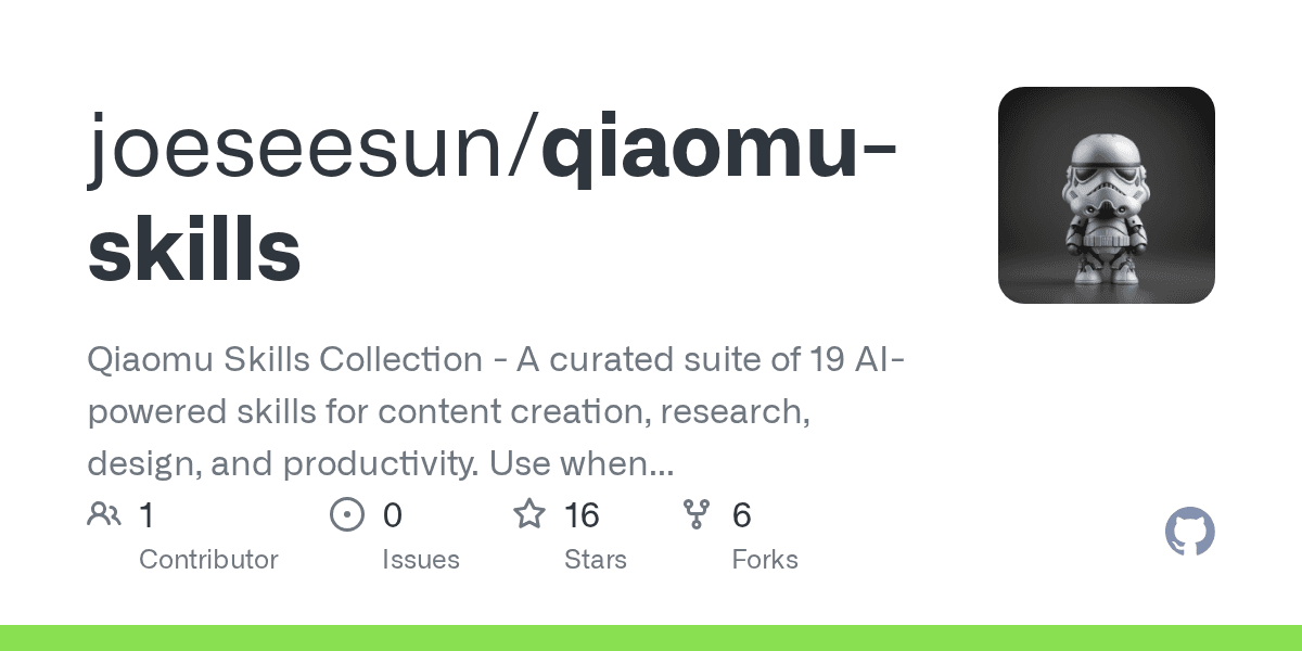 joeseesun/qiaomu-skills
