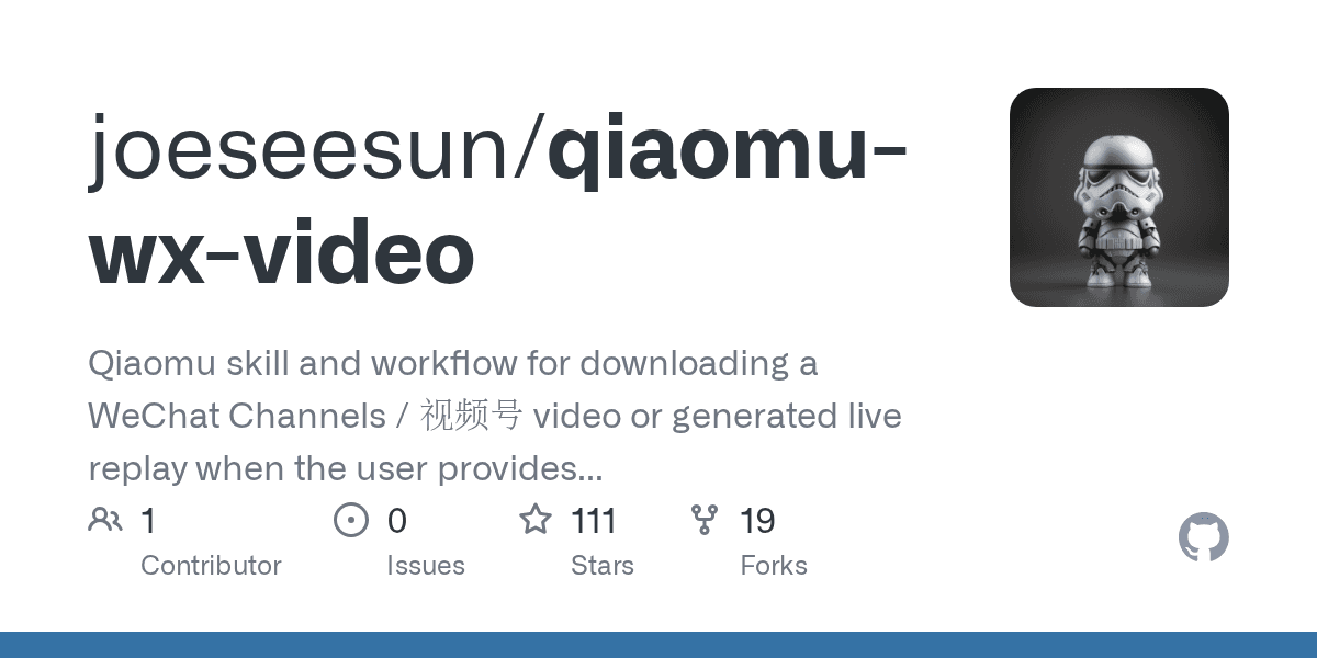 joeseesun/qiaomu-wx-video