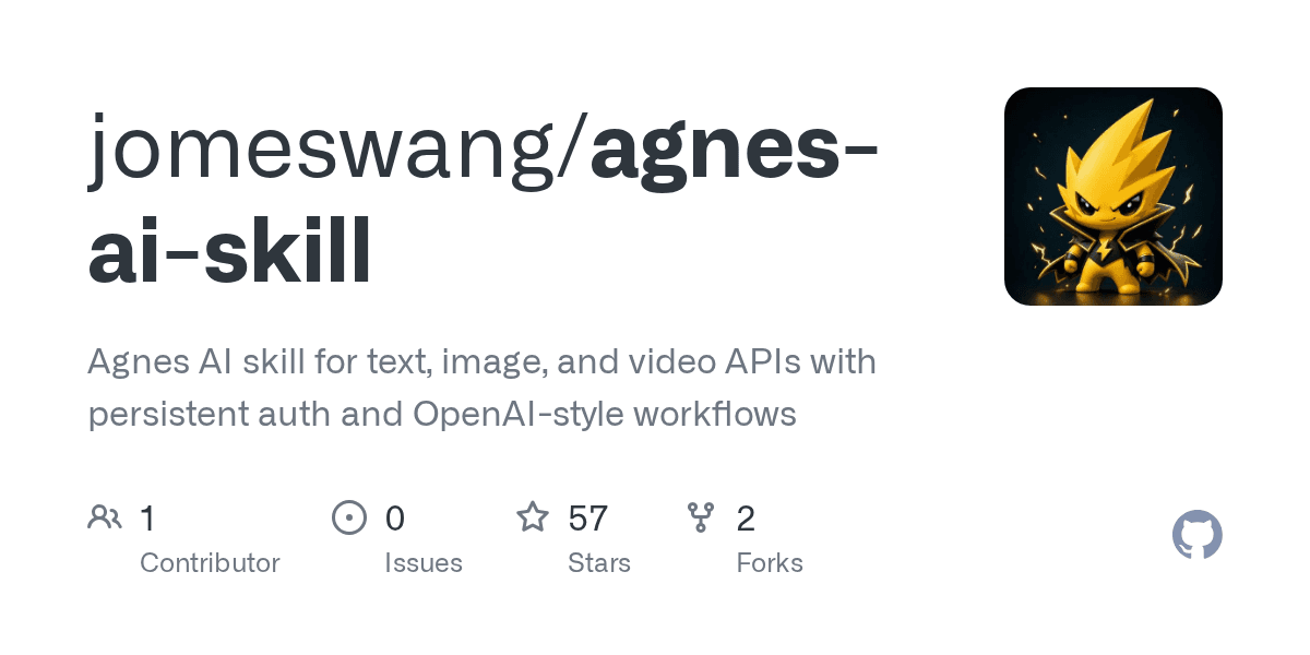 jomeswang/agnes-ai-skill