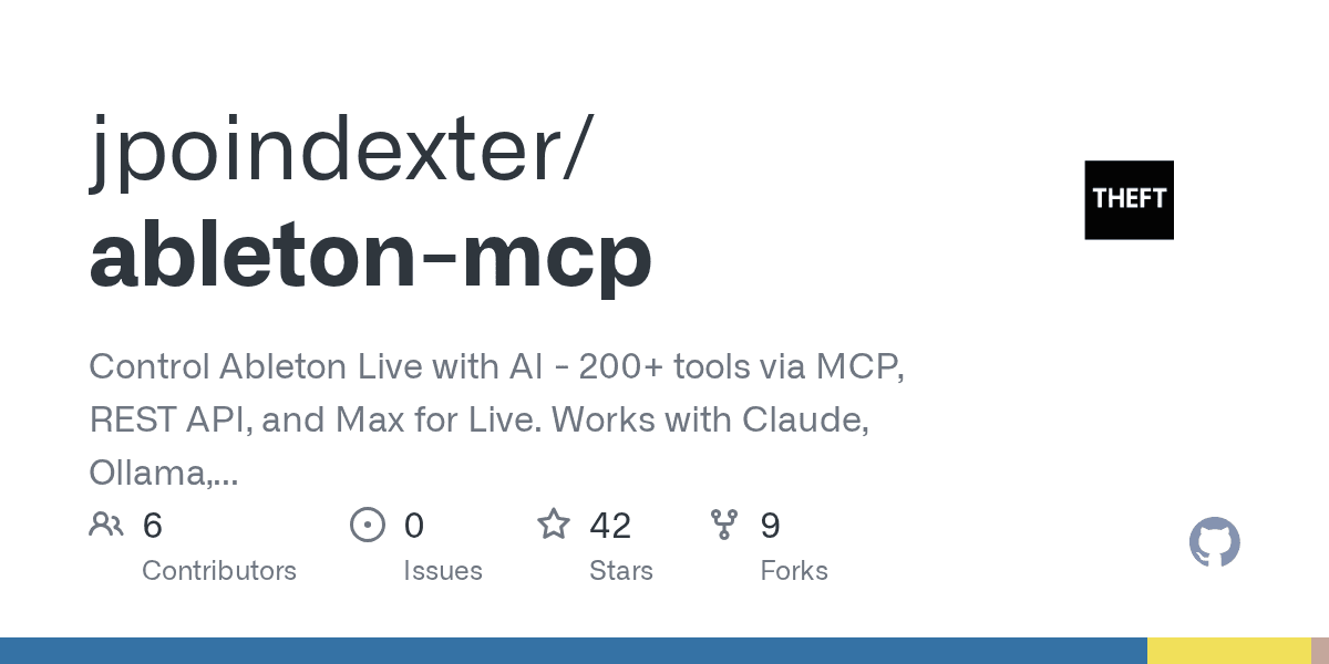 jpoindexter/ableton-mcp