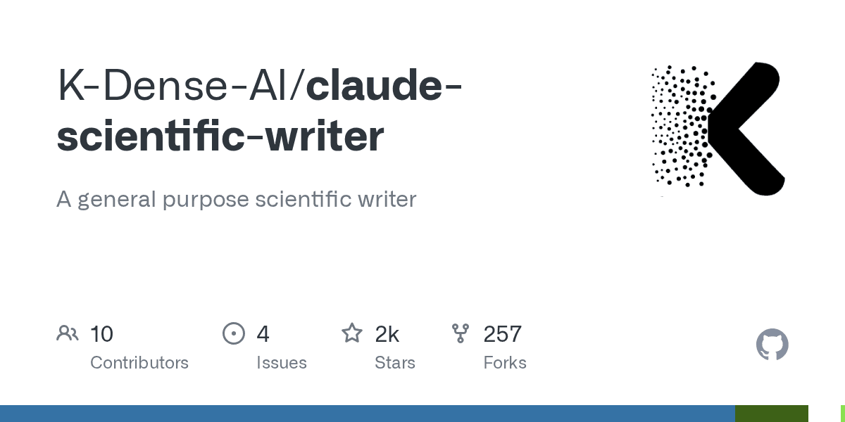 k-dense-ai/claude-scientific-writer