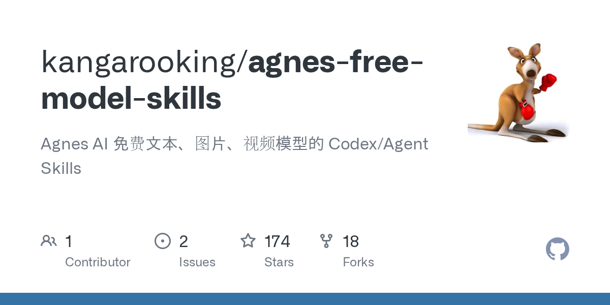 kangarooking/agnes-free-model-skills