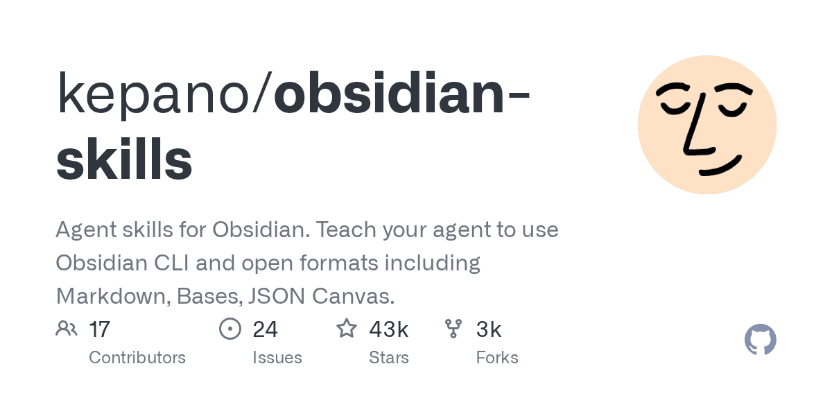 kepano/obsidian-skills