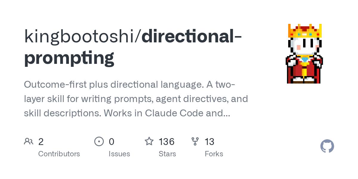 kingbootoshi/directional-prompting