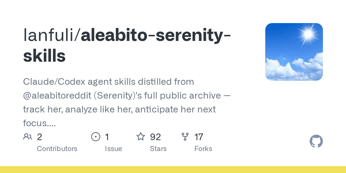 lanfuli/aleabito-serenity-skills