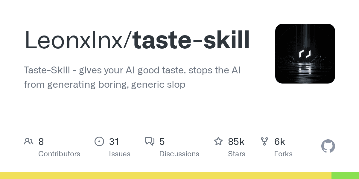 leonxlnx/taste-skill