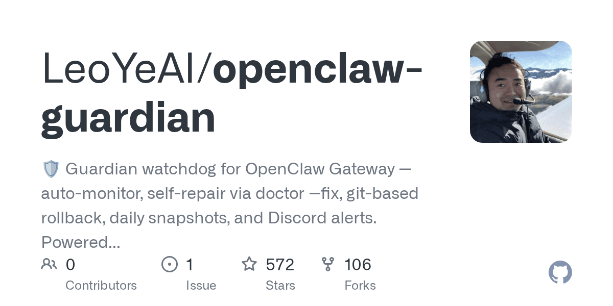 leoyeai/openclaw-guardian