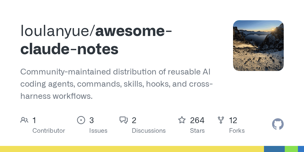 loulanyue/awesome-claude-notes