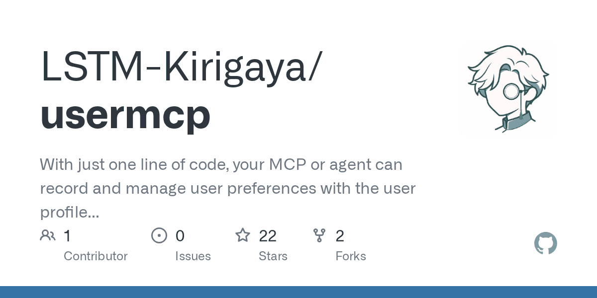 lstm-kirigaya/usermcp