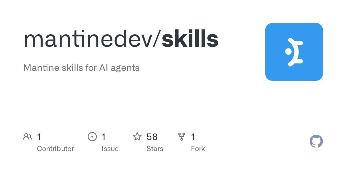 mantinedev/skills
