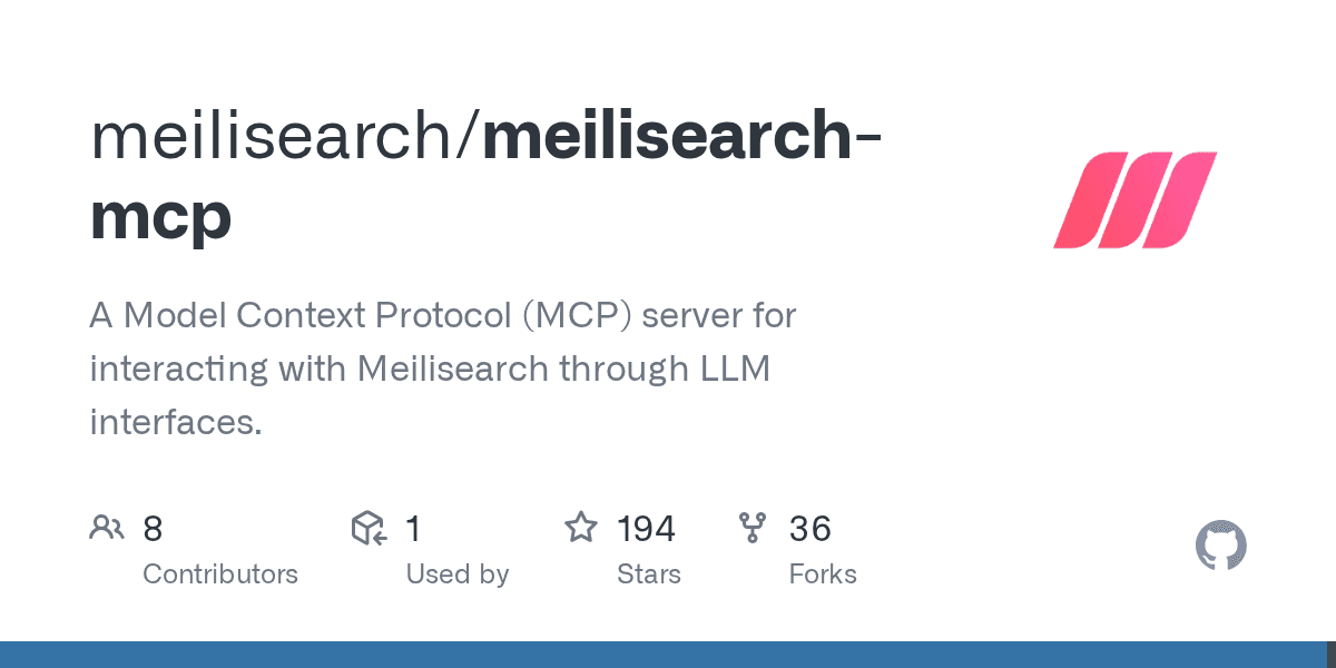 meilisearch/meilisearch-mcp