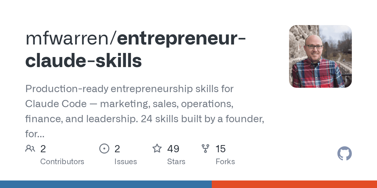 mfwarren/entrepreneur-claude-skills
