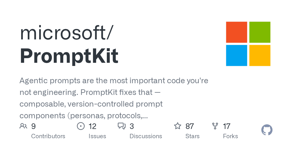 microsoft/PromptKit