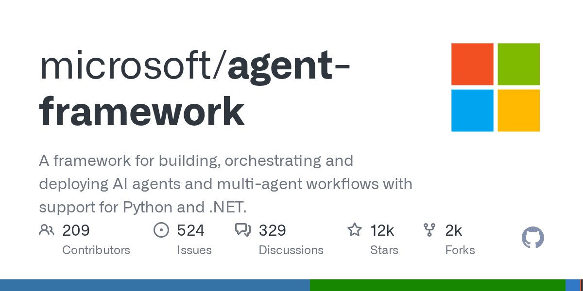 microsoft/agent-framework