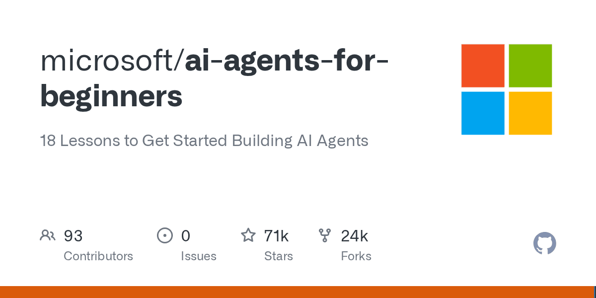 microsoft/ai-agents-for-beginners