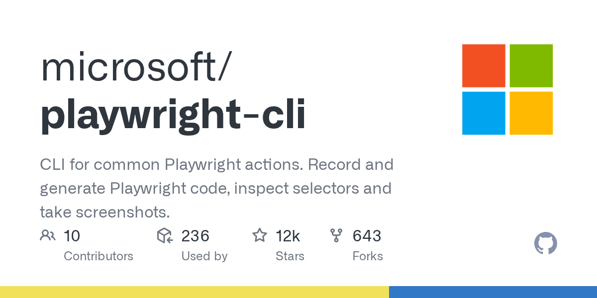 microsoft/playwright-cli