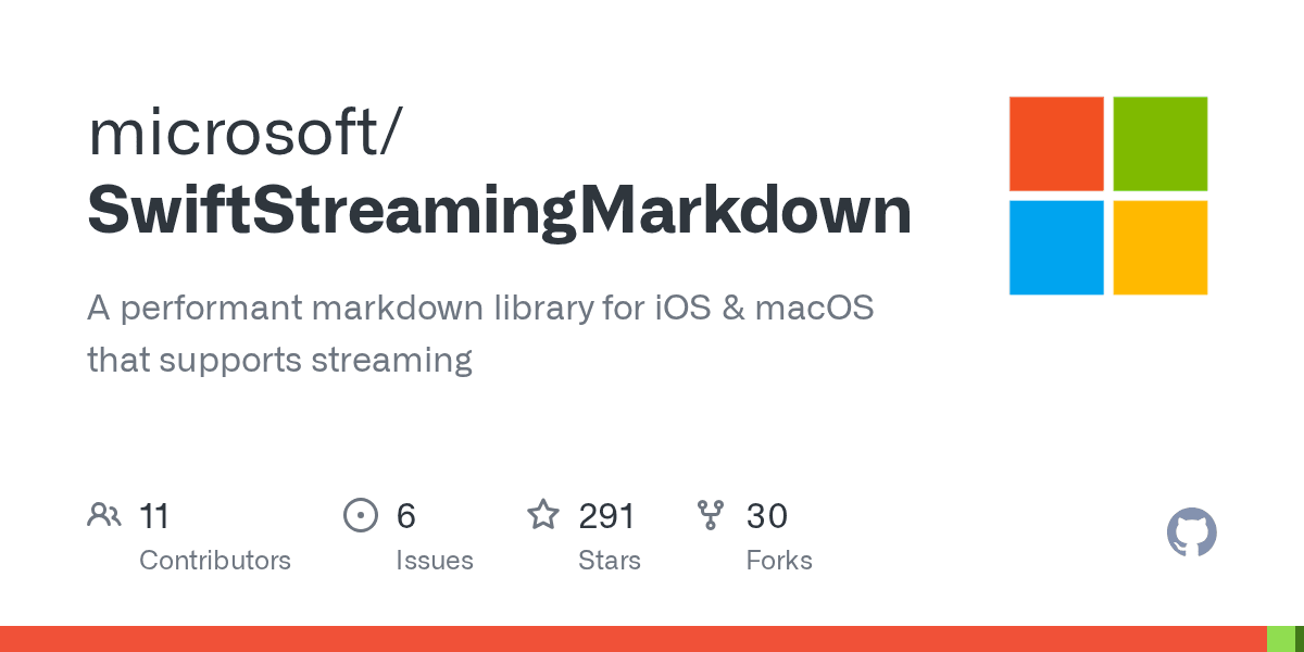 microsoft/swiftstreamingmarkdown