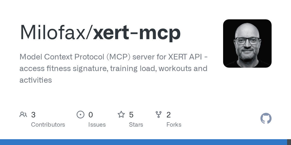 milofax/xert-mcp