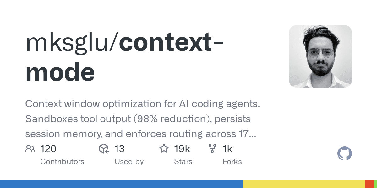 mksglu/context-mode
