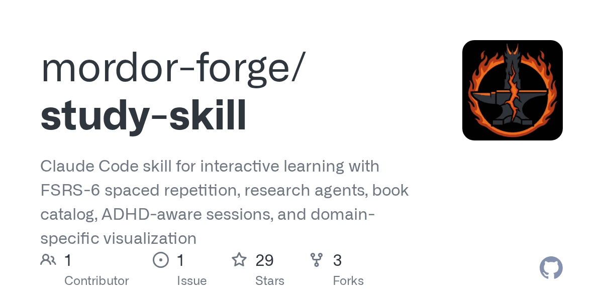 mordor-forge/study-skill