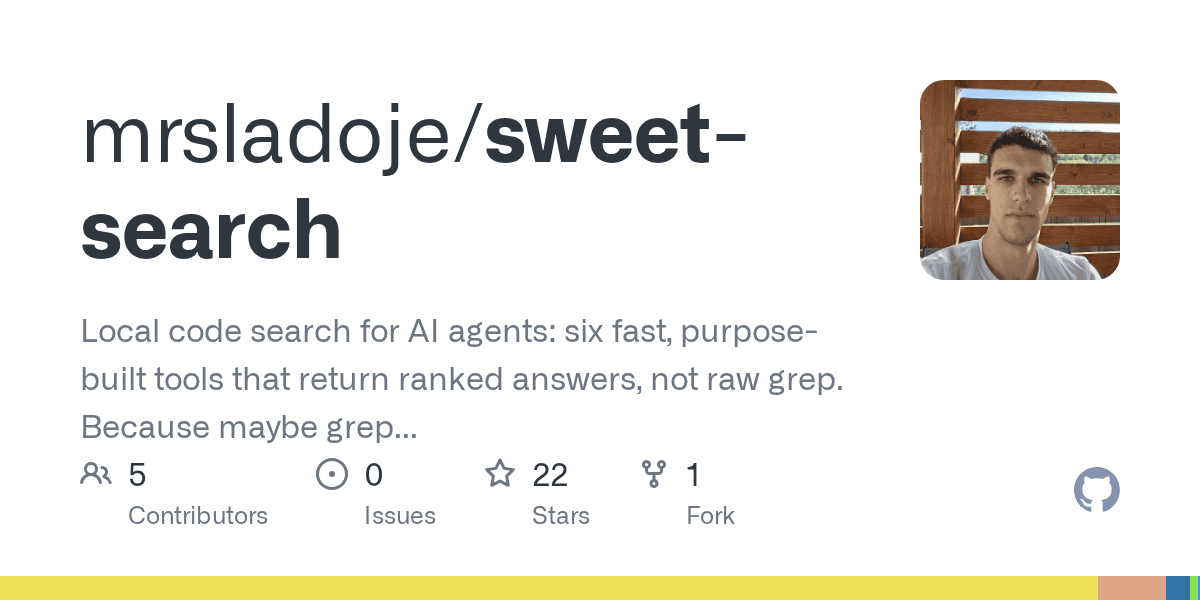 mrsladoje/sweet-search