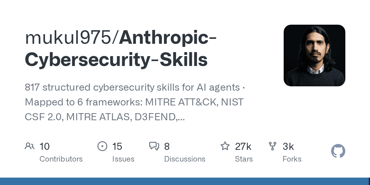 mukul975/anthropic-cybersecurity-skills