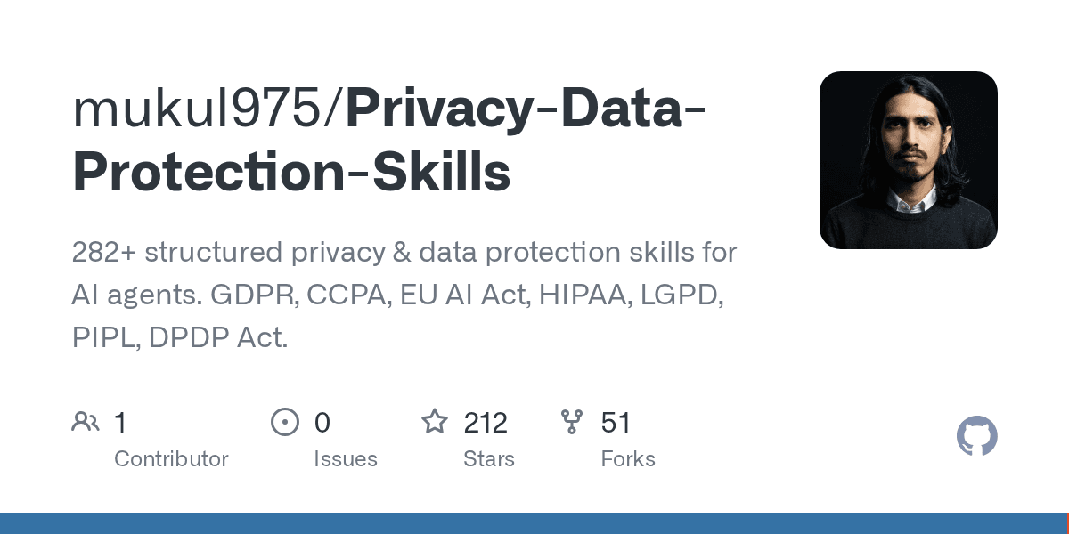 mukul975/privacy-data-protection-skills