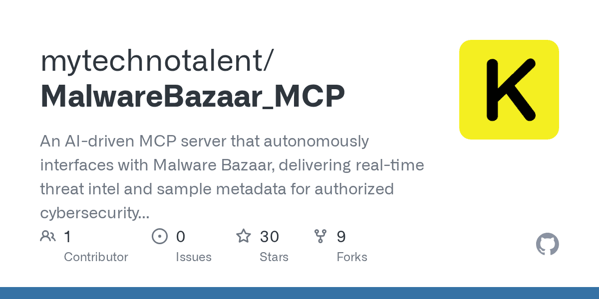 mytechnotalent/malwarebazaar_mcp