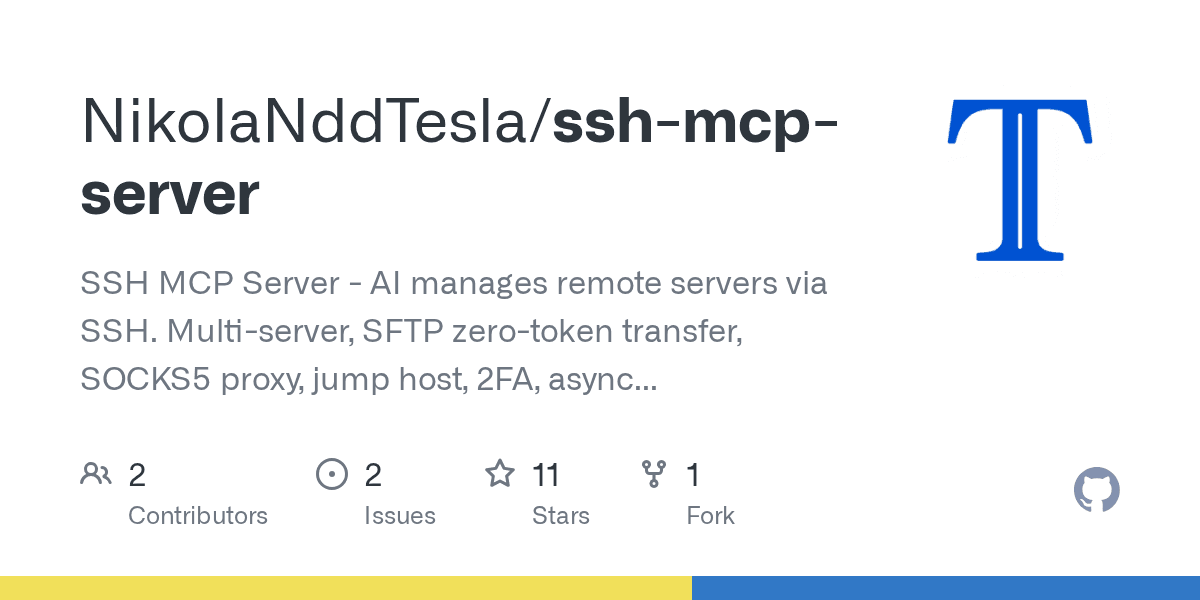 nikolanddtesla/ssh-mcp-server