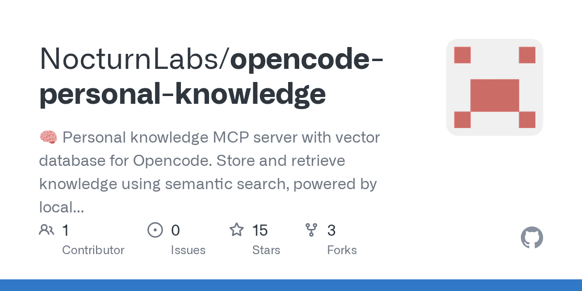 nocturnlabs/opencode-personal-knowledge