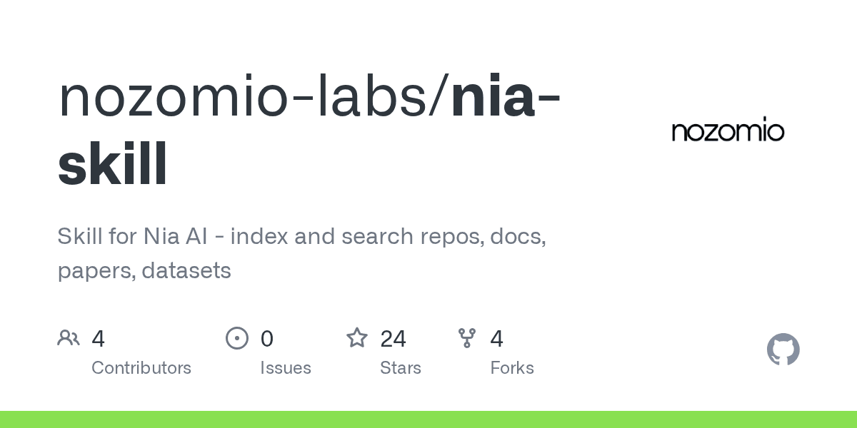 nozomio-labs/nia-skill