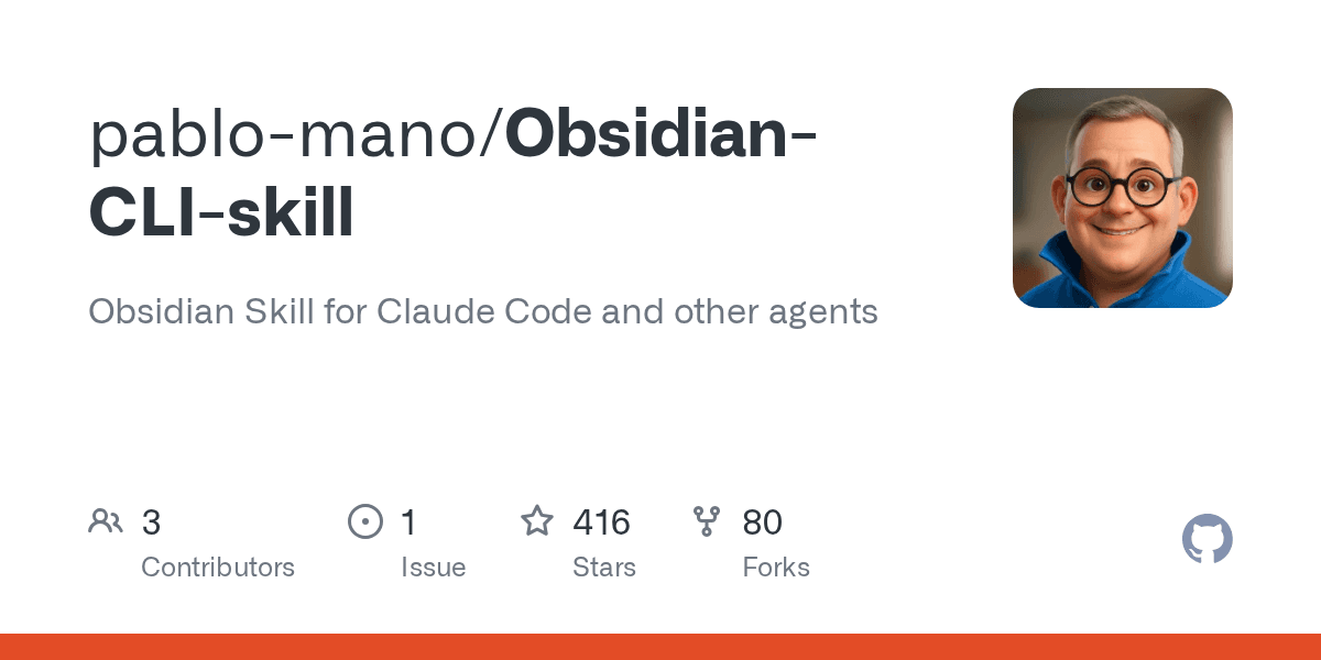 pablo-mano/obsidian-cli-skill