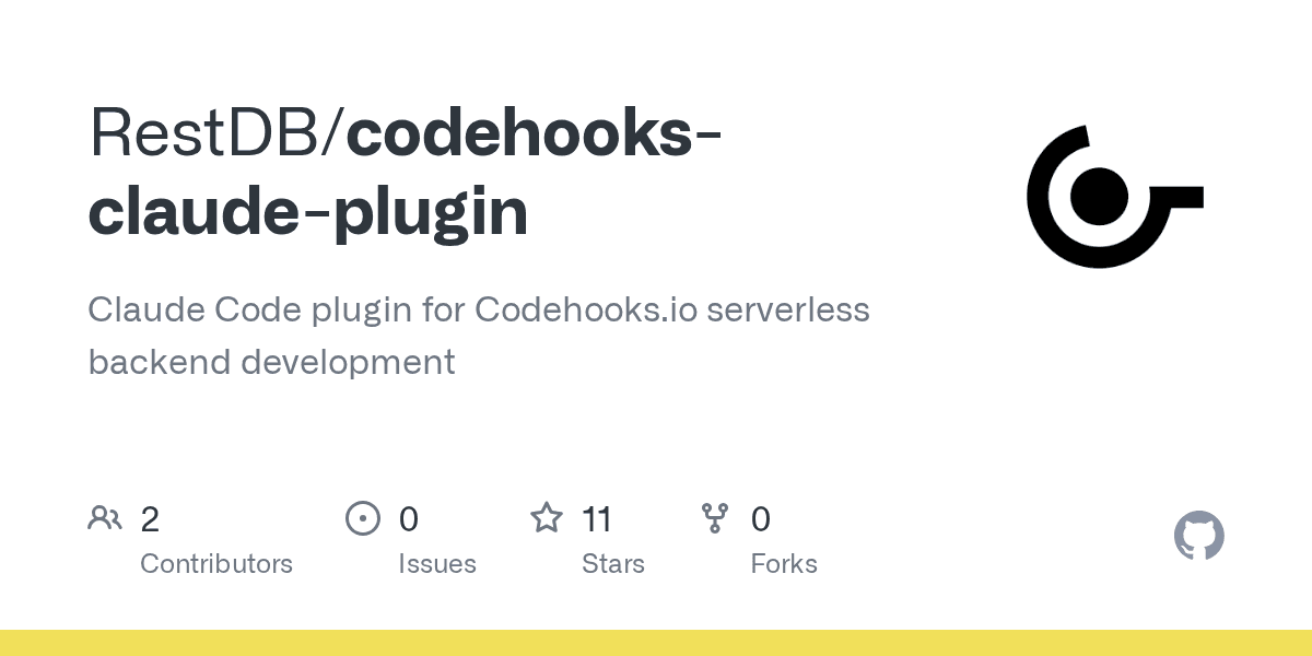 restdb/codehooks-claude-plugin