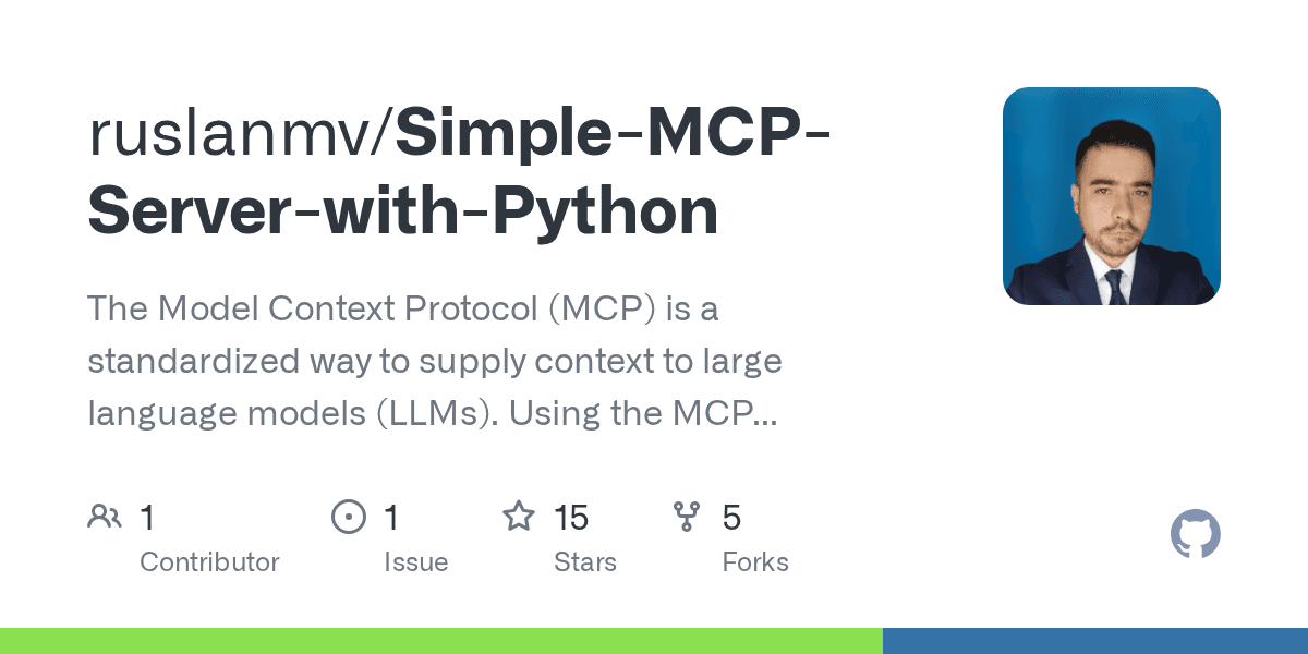 ruslanmv/simple-mcp-server-with-python