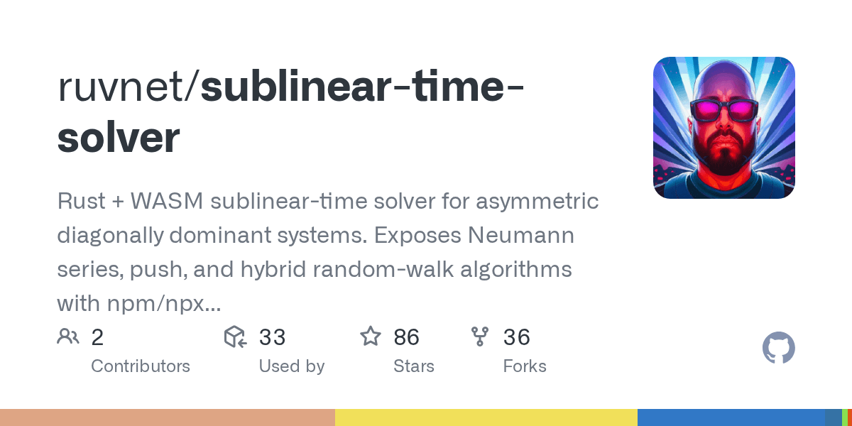 ruvnet/sublinear-time-solver