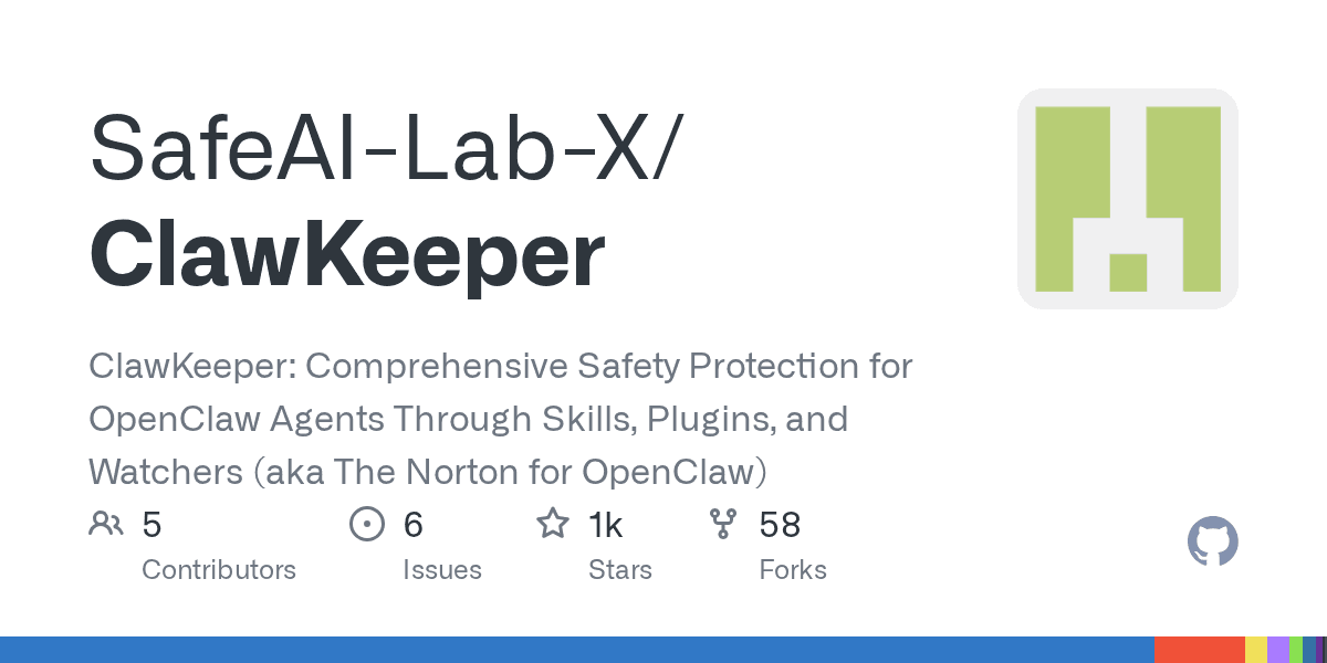safeai-lab-x/clawkeeper
