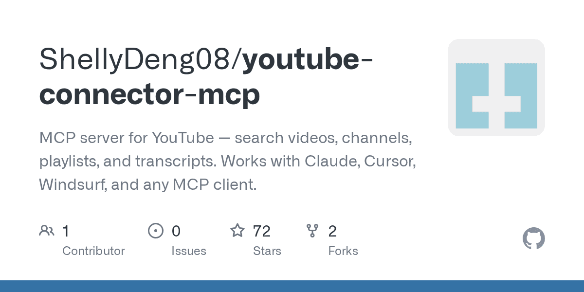 shellydeng08/youtube-connector-mcp