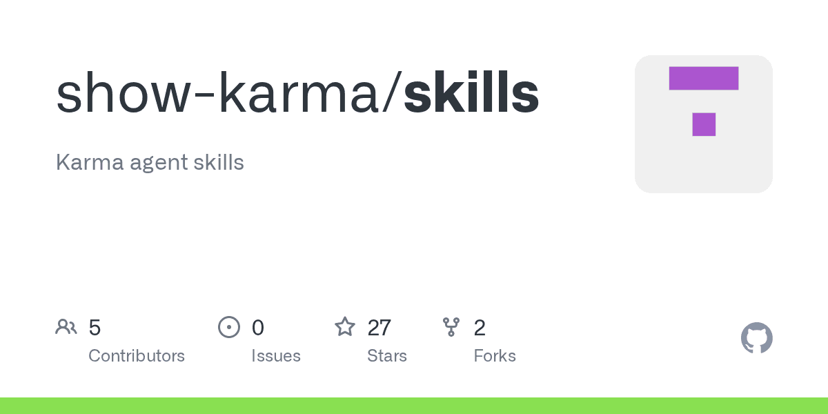 show-karma/skills